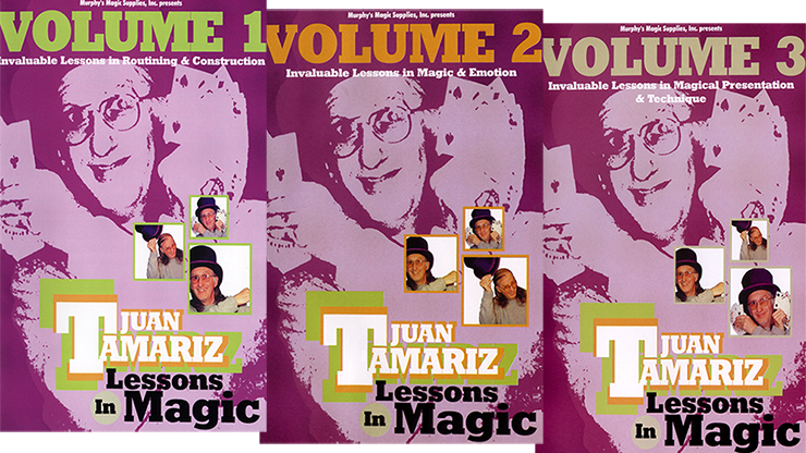 3 Vol. Combo Juan Tamariz Lessons in Magic - Video Download