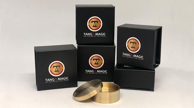 Okito Box Half Dollar (w/online instructions) (B0005) by Tango Magic - Trick