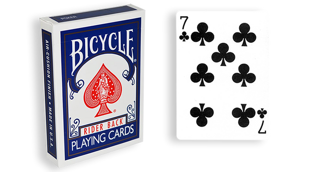 Blue One Way Forcing Deck (7c)