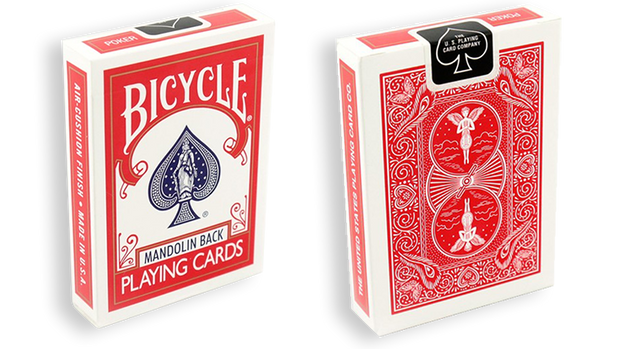 Bicycle Playing Cards 809 Mandolin Red by USPCC