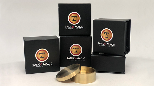 Boston Coin Box Brass One Dollar (B0029) by Tango Magic