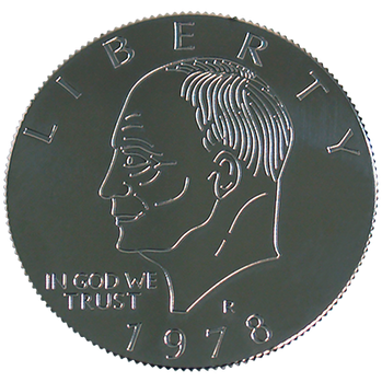 Eisenhower Palming Coin (Dollar Sized)by You Want it We Got it - Trick