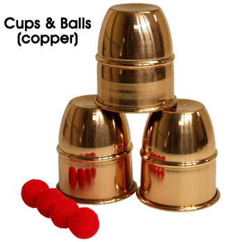 Cups & Balls (Copper) by Premium Magic - Trick