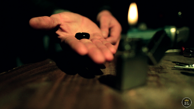 Ash and Ember Gold Curved Size 8 (2 Rings) by Zach Heath - Trick