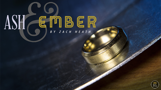 Ash and Ember Gold Beveled Size 13 (2 Rings) by Zach Heath - Trick