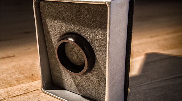 Kinetic PK Ring (Black) Curved size 9 by Jim Trainer - Trick