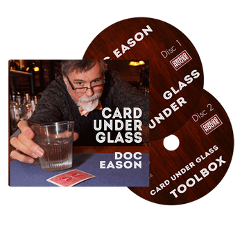 Doc Eason Card Under Glass (2 DVD set) by Kozmomagic - DVD