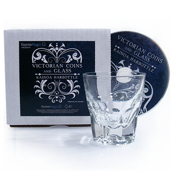 Victorian Coins and Glass (Gimmicks and Online Instructions) by Kainoa Harbottle and Kozmomagic - Trick