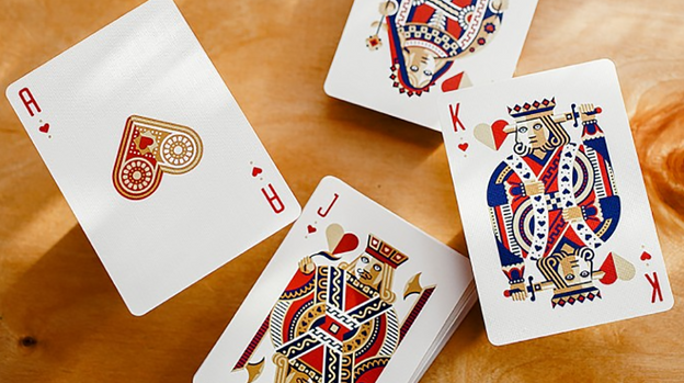 DKNG (Red Wheel) Playing Cards by Art of Play