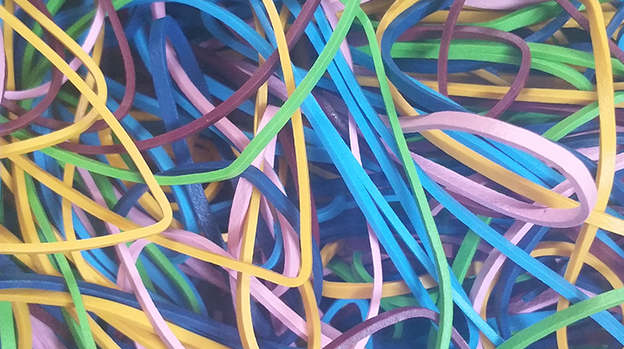 Joe Rindfleisch's Rainbow Rubber Bands (Combo Pack) - Trick