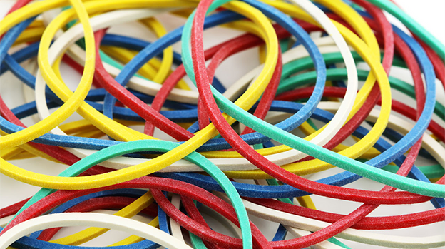 Elastication - Visible Rubber Band Through Pencil Penetration by Jonathan Royle - Mixed Media Download
