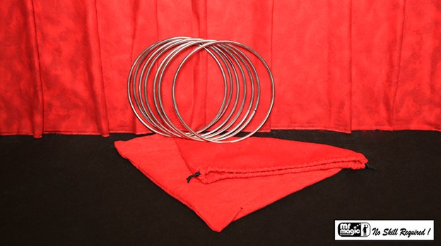8" Linking Rings SS (7 Rings) by Mr. Magic - Trick