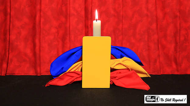 Candle Through Silks (Stage Version) by Mr. Magic - Trick