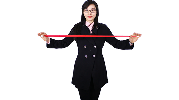 Vanishing Cane (Plastic, RED) by JL Magic