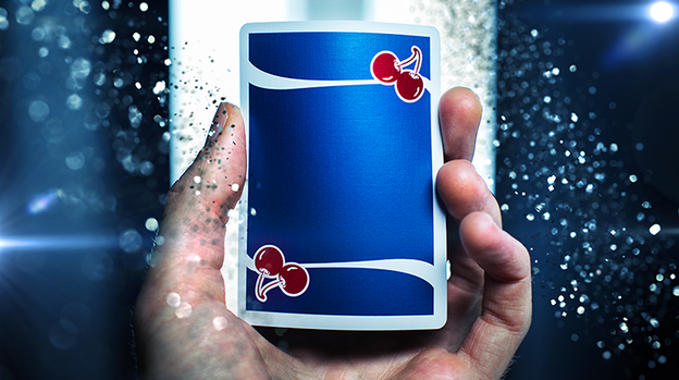 Cherry Casino Playing Cards (Tahoe Blue) by Pure Imagination Projects