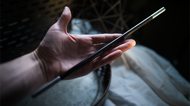 Professional's Magic Wand (Ebony/Silver Tip) by Murphy's Magic Supplies Inc. - Trick