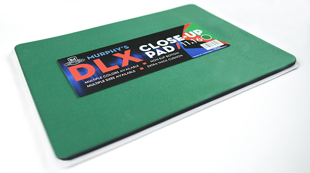 Deluxe Close-Up Pad 11X16 (Green) by Murphy's Magic Supplies - Trick