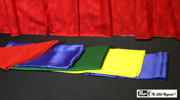 Umbrella Production Silk by Mr. Magic (4 Umbrellas) - Trick