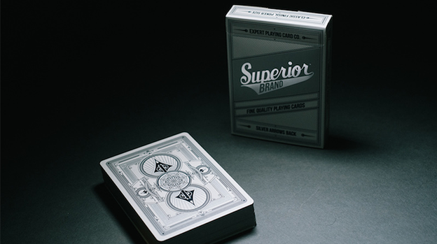 Superior Silver Arrow Playing Cards by Expert Playing Card Co