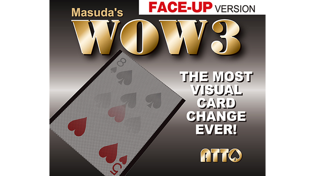 WOW 3 Face-Up (Gimmick and Online Instructions) by Katsuya Masuda - Trick