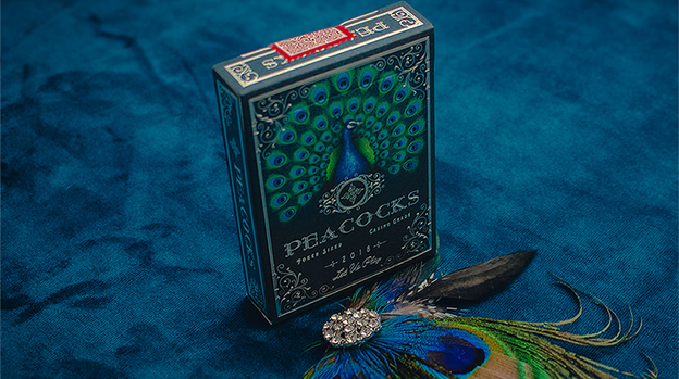 Limited Edition Peacocks Playing Cards by Rocsana Thompson