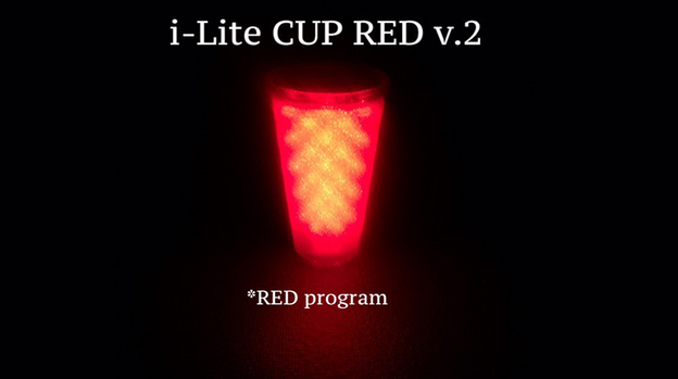 I-Lite Cup V2 (Red) by Victor Voitko (Gimmick and Online Instructions) - Trick