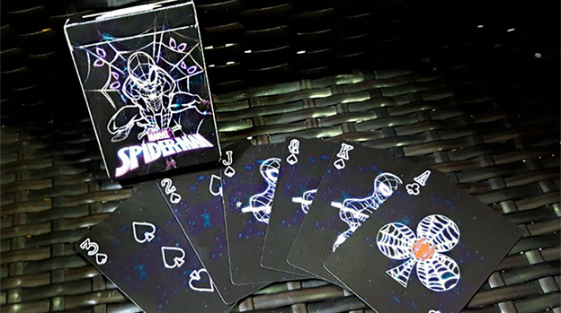 Avengers Spider-Man Neon Playing Cards