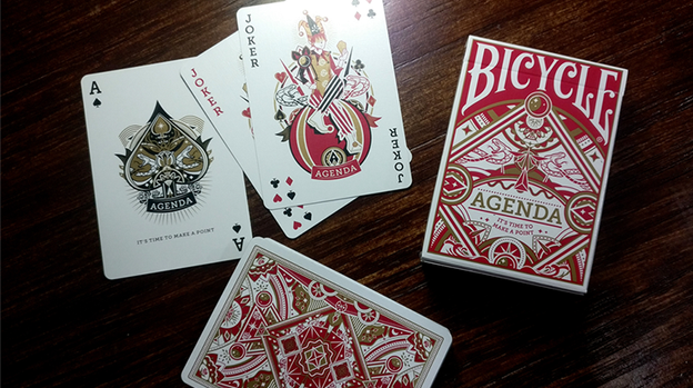 Agenda Red Basic Edition Playing Cards