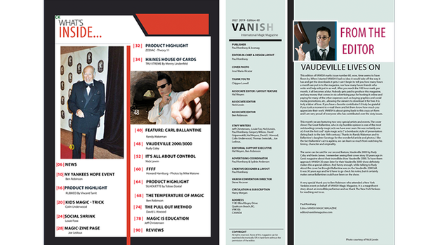 Vanish Magazine #60 - ebook