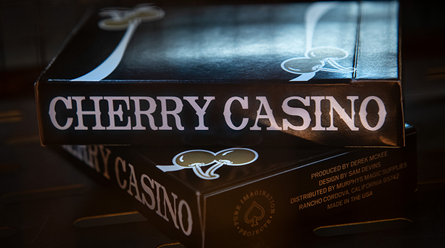 Cherry Casino (Monte Carlo Black and Gold) Playing Cards by Pure Imagination Projects