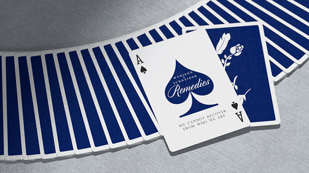 Royal Blue Remedies Playing Cards by Madison x Schneider