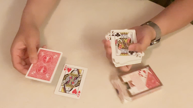 In the Visible Deck RED (Gimmicks and Online Instruction by Victory Hwan- Trick