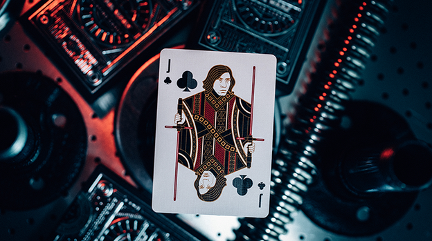 Star Wars Dark Side Silver Edition Playing Cards (Graphite Grey) by theory11