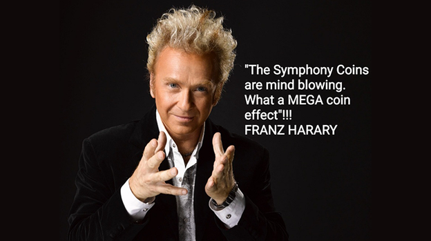 Symphony Coins (US Quarter) Gimmicks and Online Instructions by RPR Magic Innovations - Trick