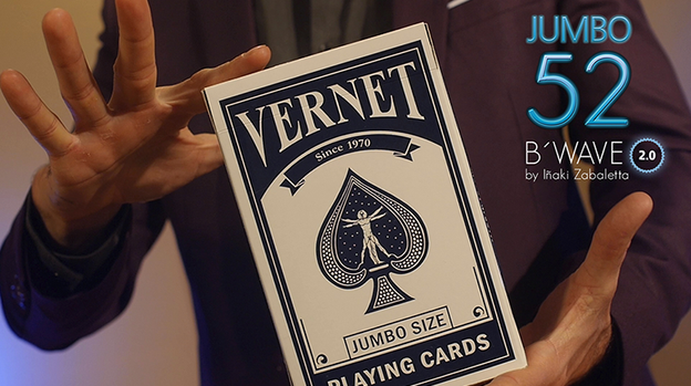 52 B Wave Jumbo 2.0 (Gimmicks and Online Instructions) by Vernet Magic - Trick