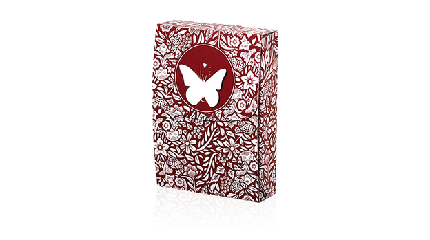 Butterfly Playing Cards Marked (Red) 3rd Edition by Ondrej Psenicka
