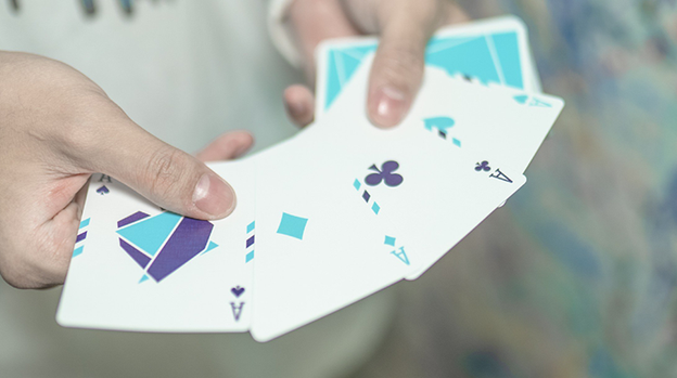 Flexible Gradients Blue Playing Cards by TCC