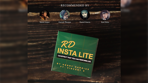 RD Insta Lite (Gimmick and Online Instructions) by Henry Harrius - Trick