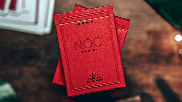 NOC Pro 2021 (Burgundy Red) Playing Cards