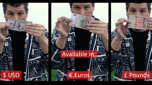 GET MONEY (EURO) by Louis Frenchy, George Iglesias & Twister Magic - Trick