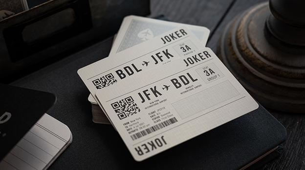 Lounge Edition in Jetway (Silver) by Jetsetter Playing Cards