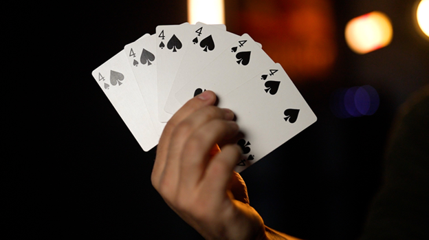 4 FLUSH Red Back by Nick Trost and Murphy's Magic - Trick