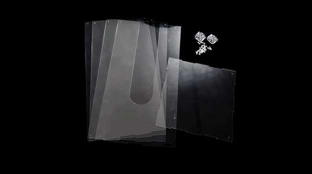 SELF EXPLODING GLASS COVER (LARGE) by Wance - Trick