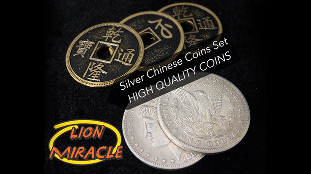 Silver Chinese Coins Set by Lion Miracle - Trick