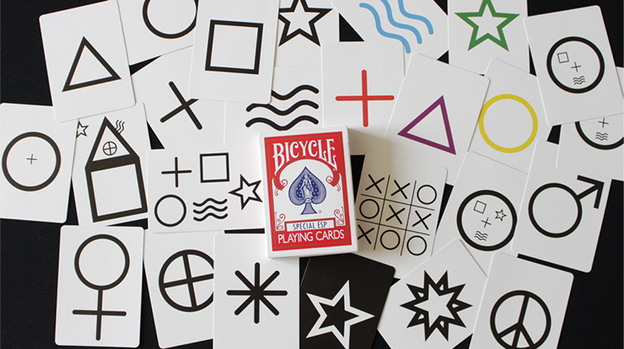 Bicycle Special ESP Red Playing Cards (plus 15 Online Effects)