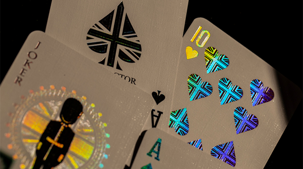 London Diffractor Double Metal Playing Card Set