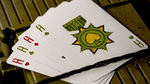 Military Playing Cards by Riffle Shuffle