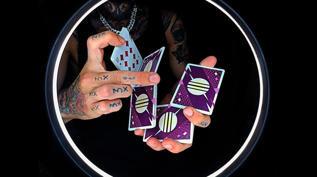 Retro Wave Playing Cards