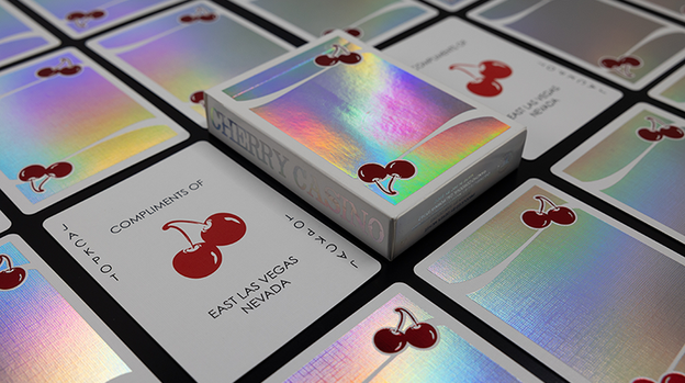 Cherry Casino Sands Mirage (Holographic) Playing Cards