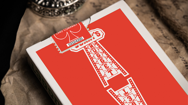 Jerry's Nugget (Atomic Red) Marked Monotone Playing Cards